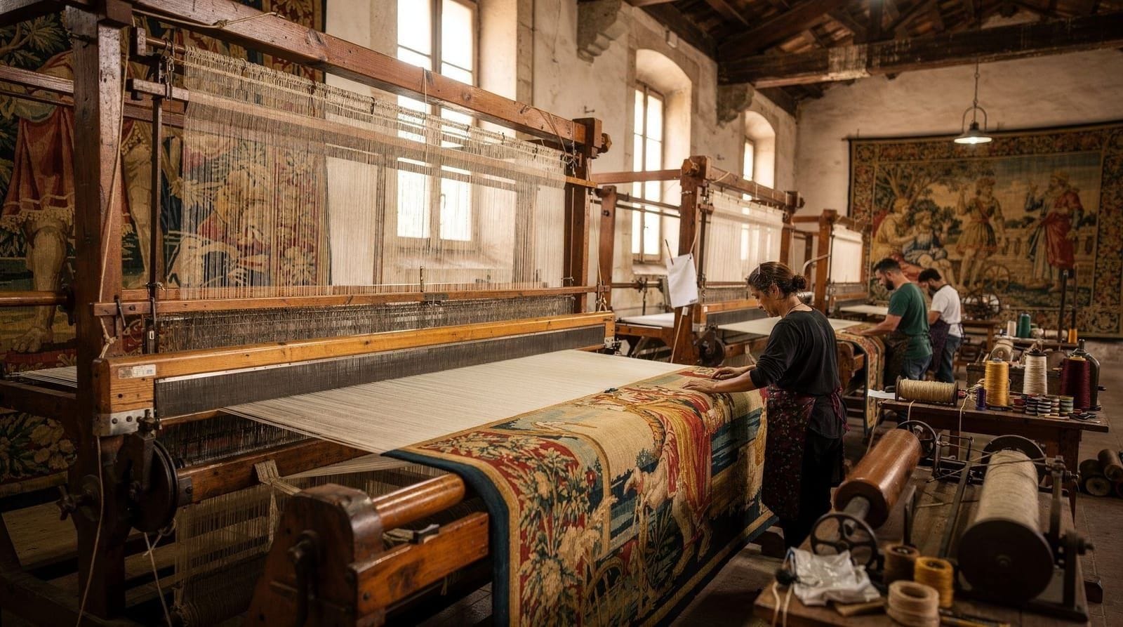 Real Fábrica de Tapices: il laboratorio reale di arazzi di Madrid — Real Fábrica de Tapices: il laboratorio reale di arazzi di Madrid dal 1721. Tour