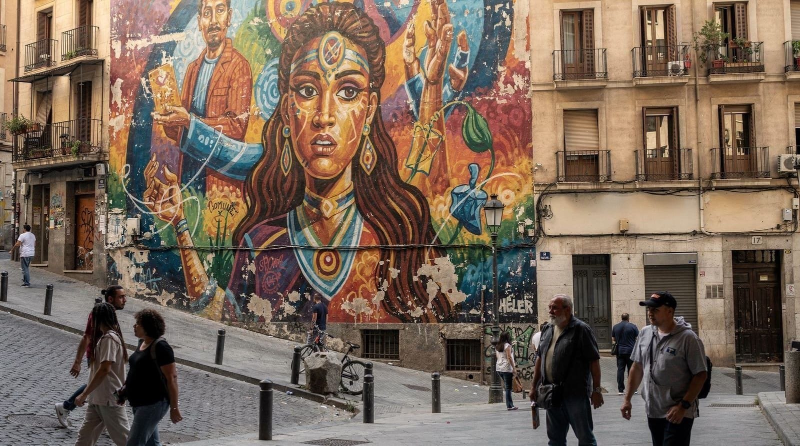Street art in Lavapiés: Madrid's most creative neighbourhood