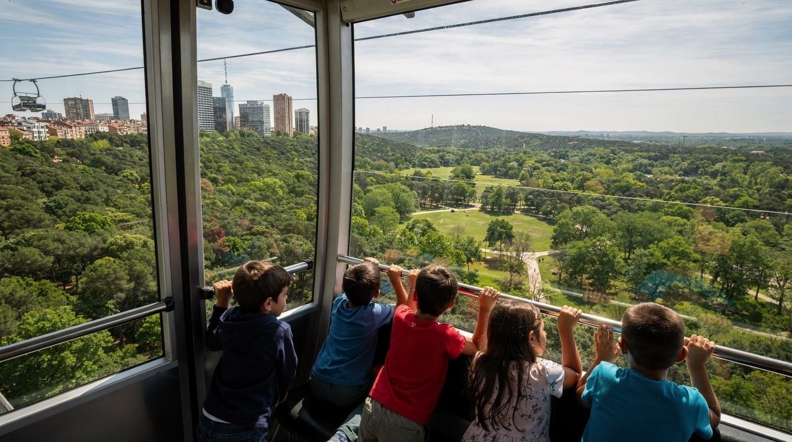 Teleférico di Madrid con i bambini: la funivia che alle famiglie piace davvero