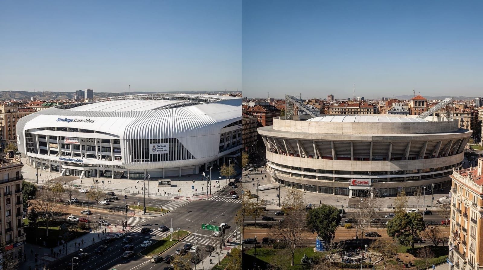 Madrid per i tifosi di calcio: Bernabéu, Metropolitano e il derby in 2 giorni